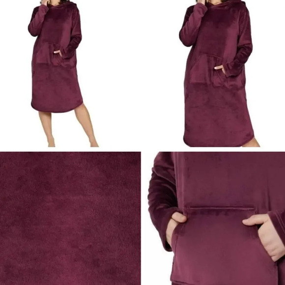 Woman’s plush sleep lounger and 4 pair of Bearpaw Boot socks Stay warm - Picture 4 of 9